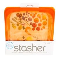 Sáček silikonový na potraviny oranžový 450 ml   STASHER
