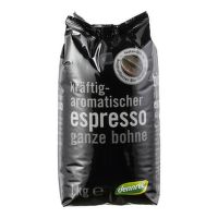 Káva espresso zrnková 1 kg BIO   DENNREE