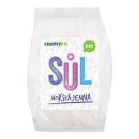 Sůl mořská jemná 1 kg BIO   COUNTRY LIFE