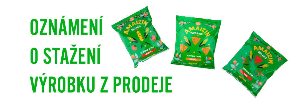 Oznámení o stažení výrobků AMAIZIN z prodeje