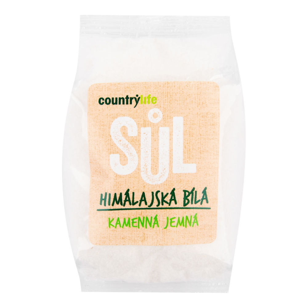 Sůl himálajská bílá jemná 500 g COUNTRY LIFE