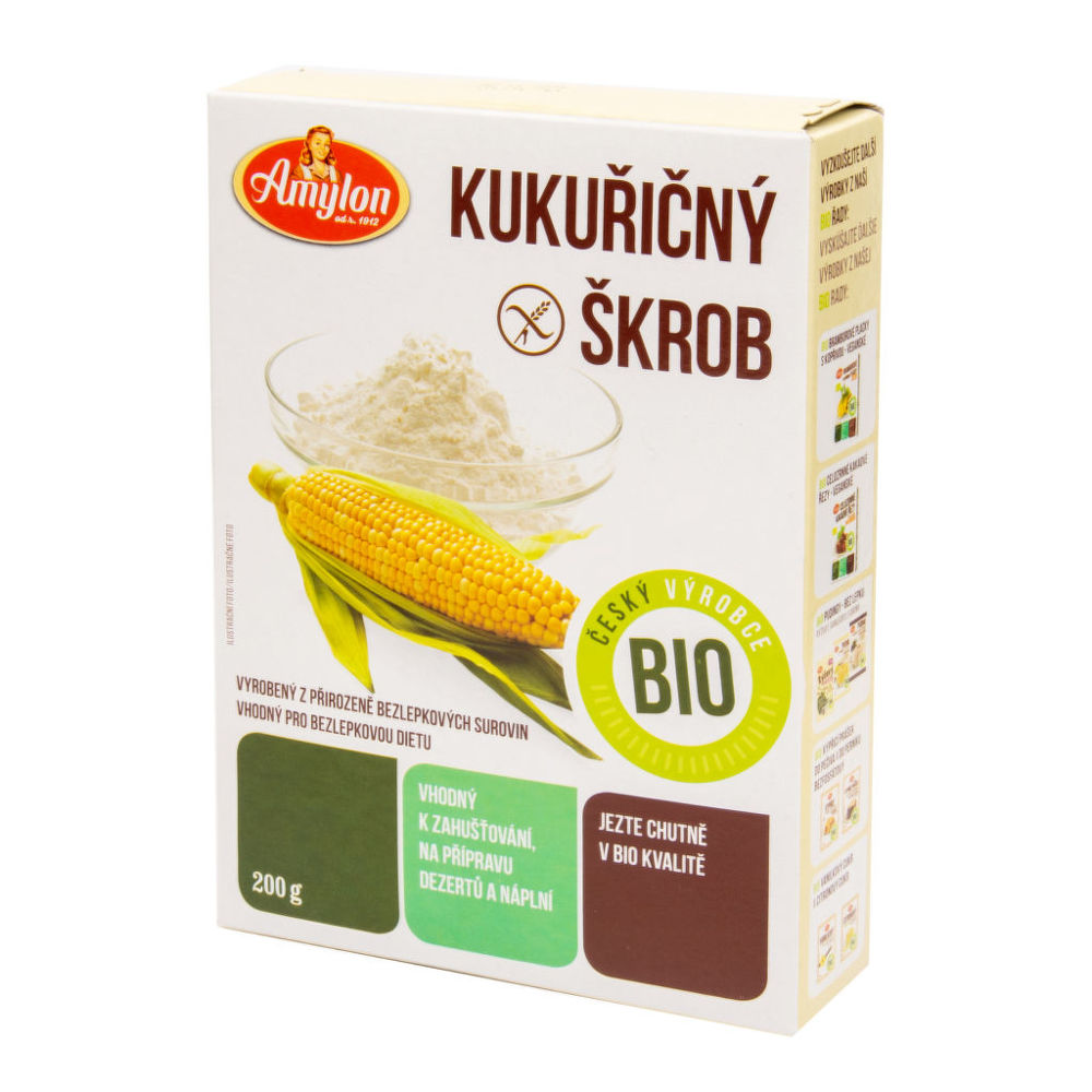 Co obsahuje kukuřičný škrob?