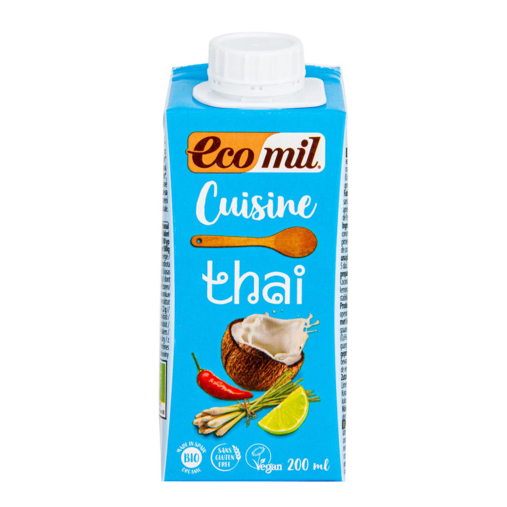 ECOMIL Kokosová alternativa smetany Thai 14 % tuku 200 ml BIO