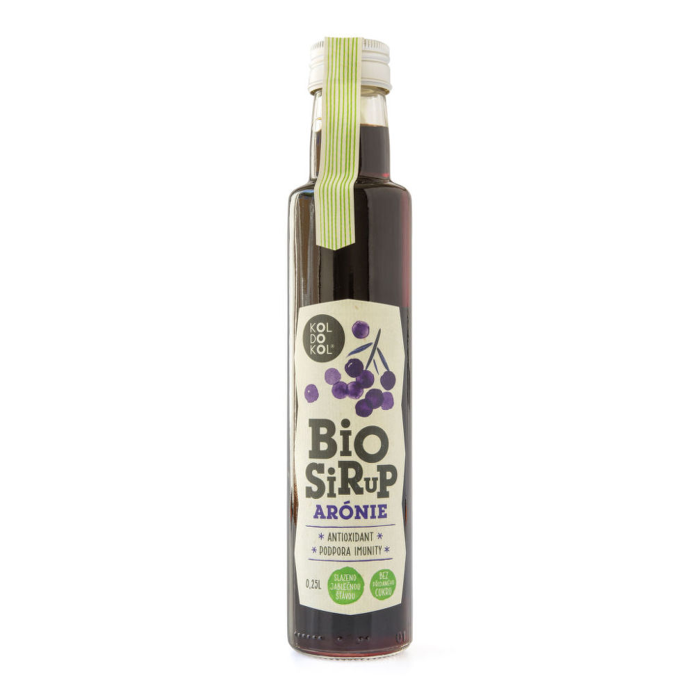 Sirup arónie bez přidaného cukru 250 ml BIO KOLDOKOL