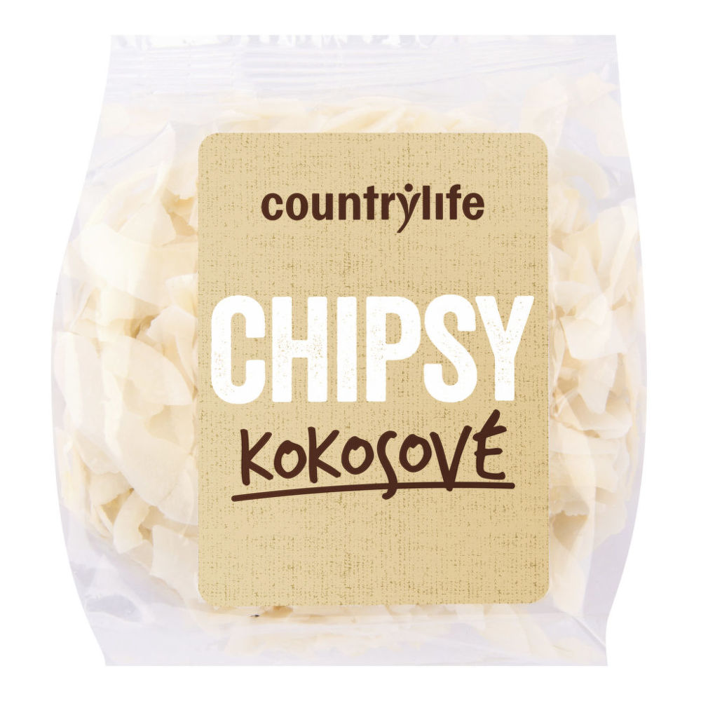 Chipsy kokosové 150 g COUNTRY LIFE