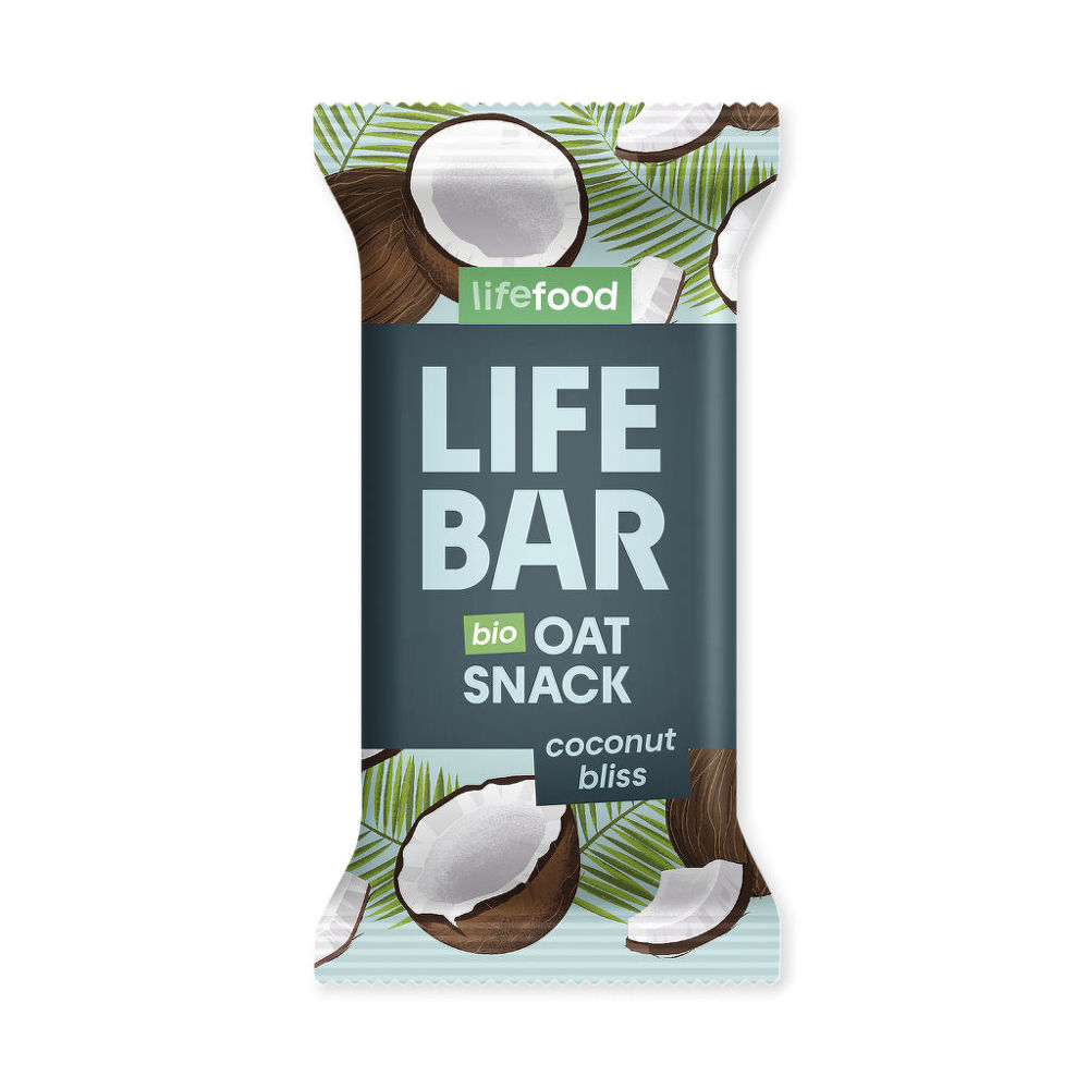 Tyčinka Lifebar Oat snack kokosový BIO 40 g LIFEFOOD