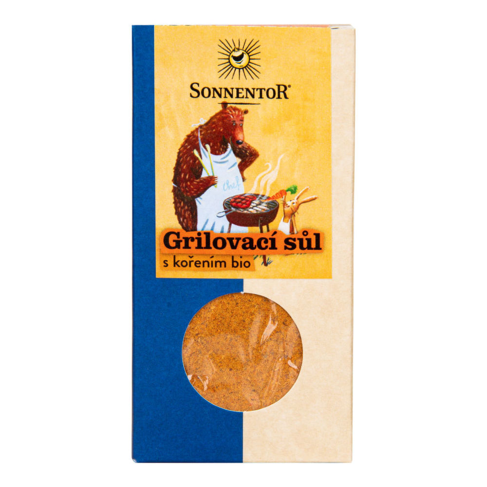 Sonnentor Grilovací sůl s kořením mletá 100 g