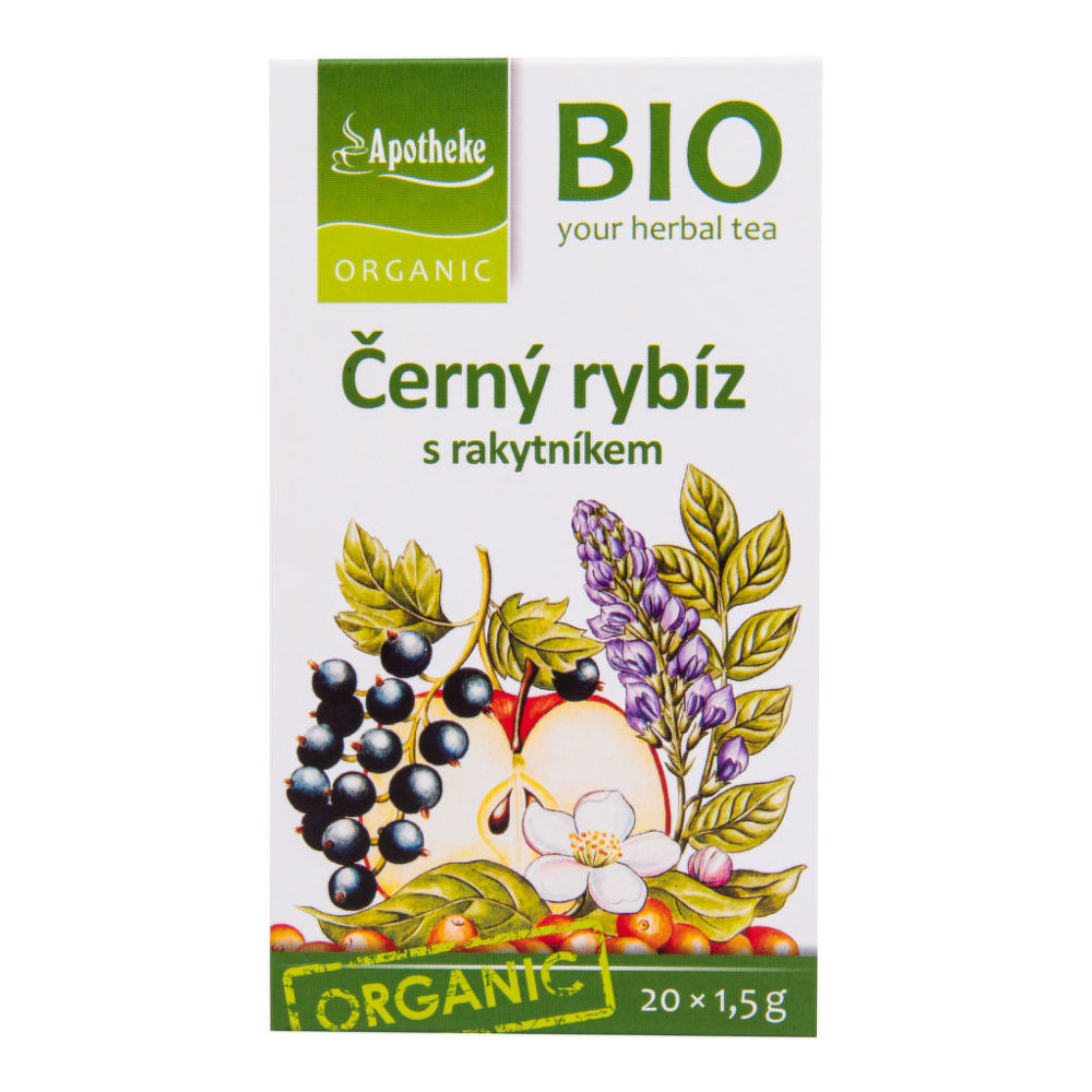 APOTHEKE BIO MEDIATE Čaj Ovocný s černým rybízem a rakytníkem 30 g