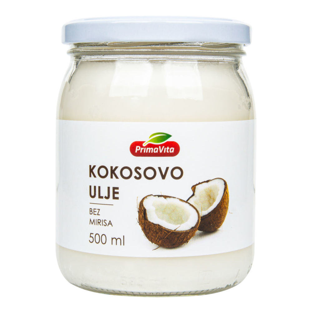 Olej kokosový dezodorizovaný 500 ml PRIMAVITA