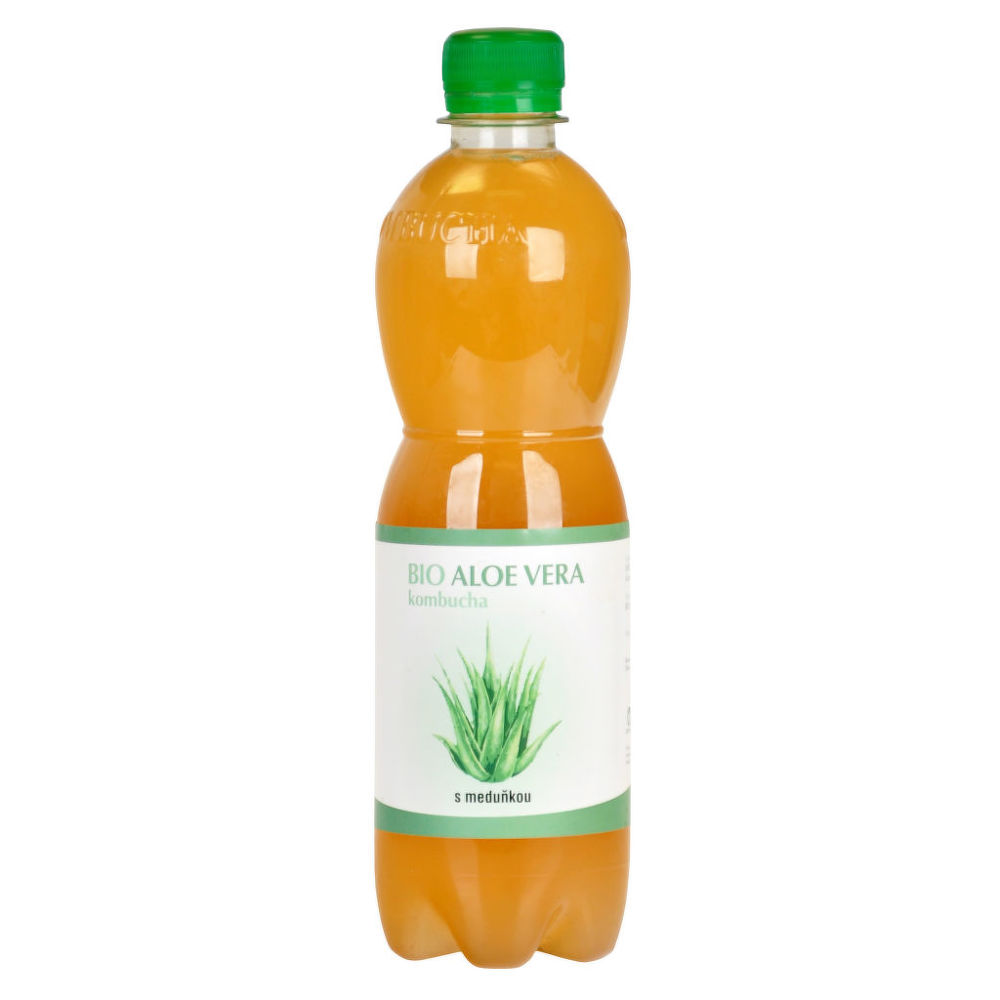 Kombucha Aloe Vera s meduňkou 500 ml BIO STEVIKOM