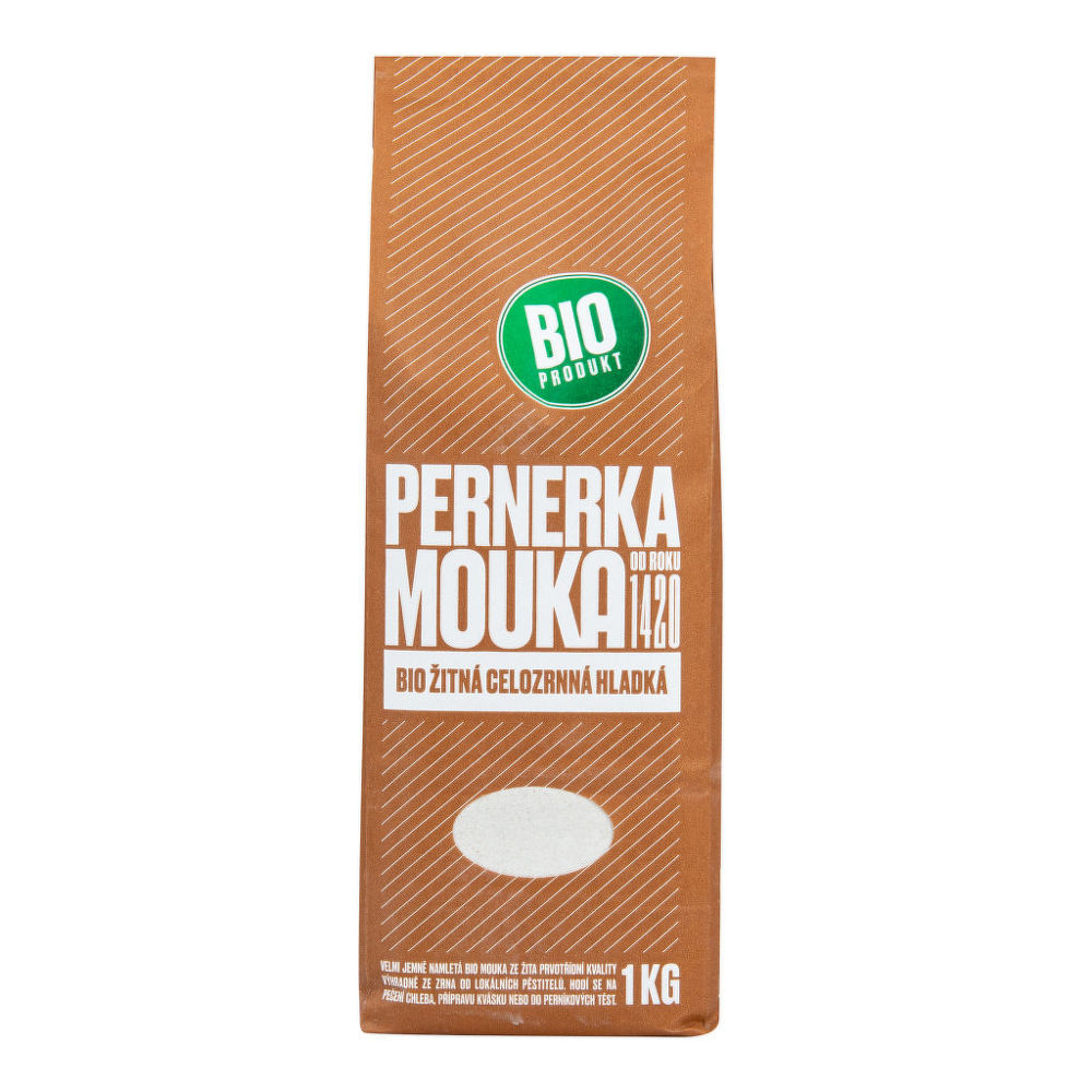 Mouka žitná celozrnná hladká 1 kg BIO PERNERKA