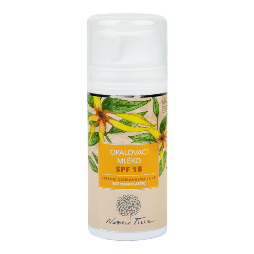 Mléko opalovací SPF 15 100 ml NOBILIS TILIA