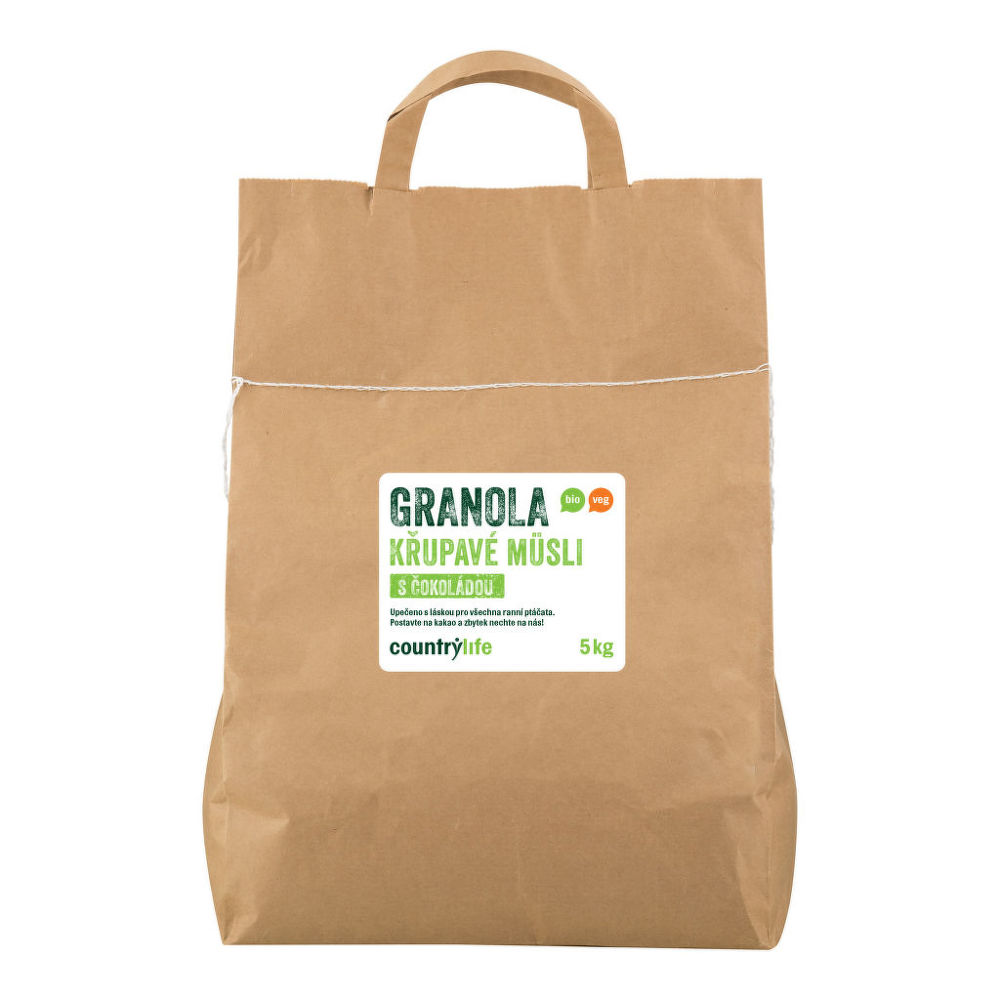 Granola - Křupavé müsli s čokoládou 5 kg BIO COUNTRY LIFE