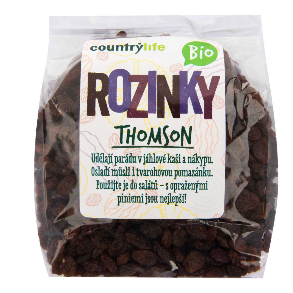 Rozinky Thomson 500 g BIO COUNTRY LIFE