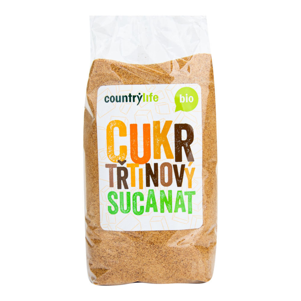 Cukr třtinový Sucanat 500 g BIO COUNTRY LIFE