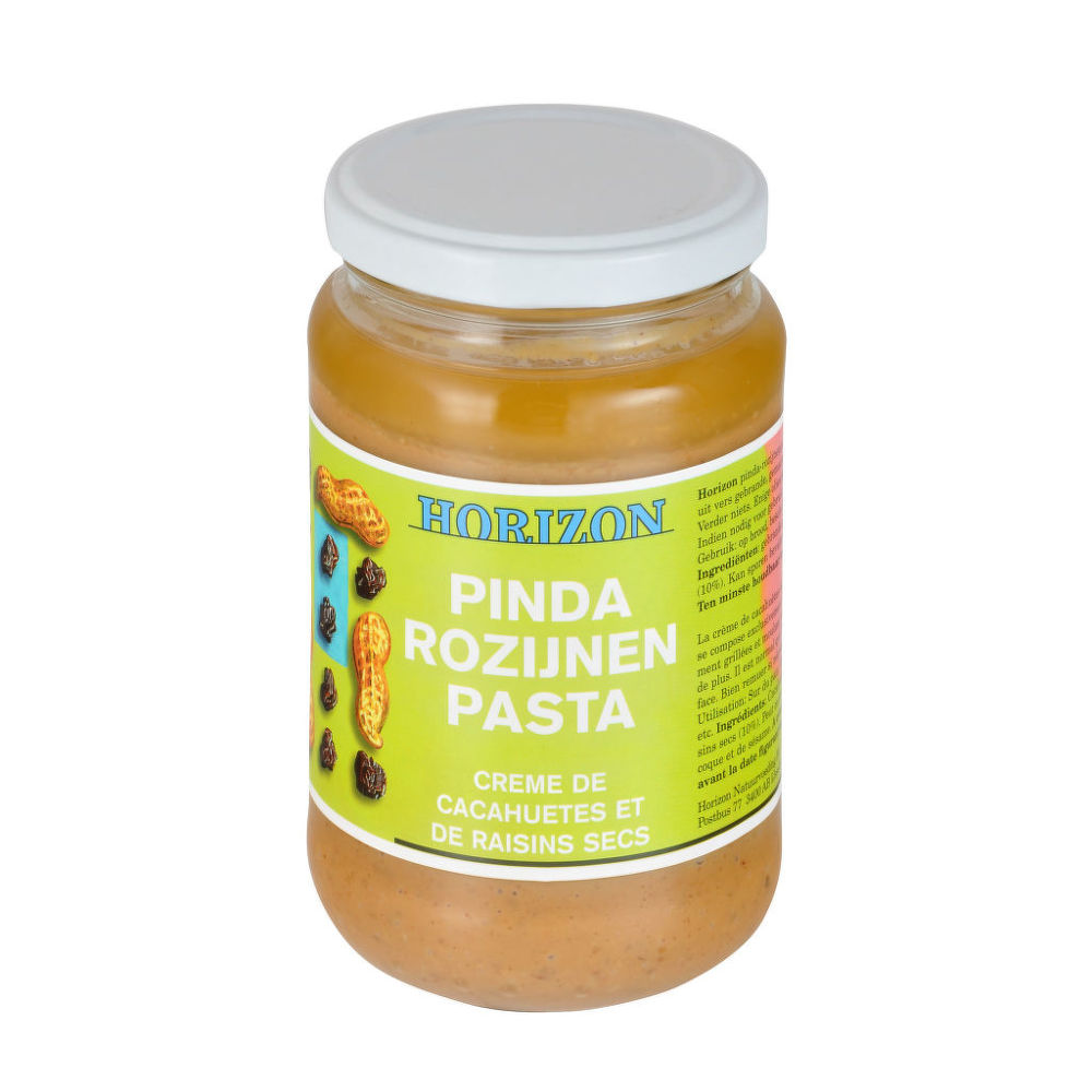 Krém arašídový s rozinkami 350 g BIO HORIZON