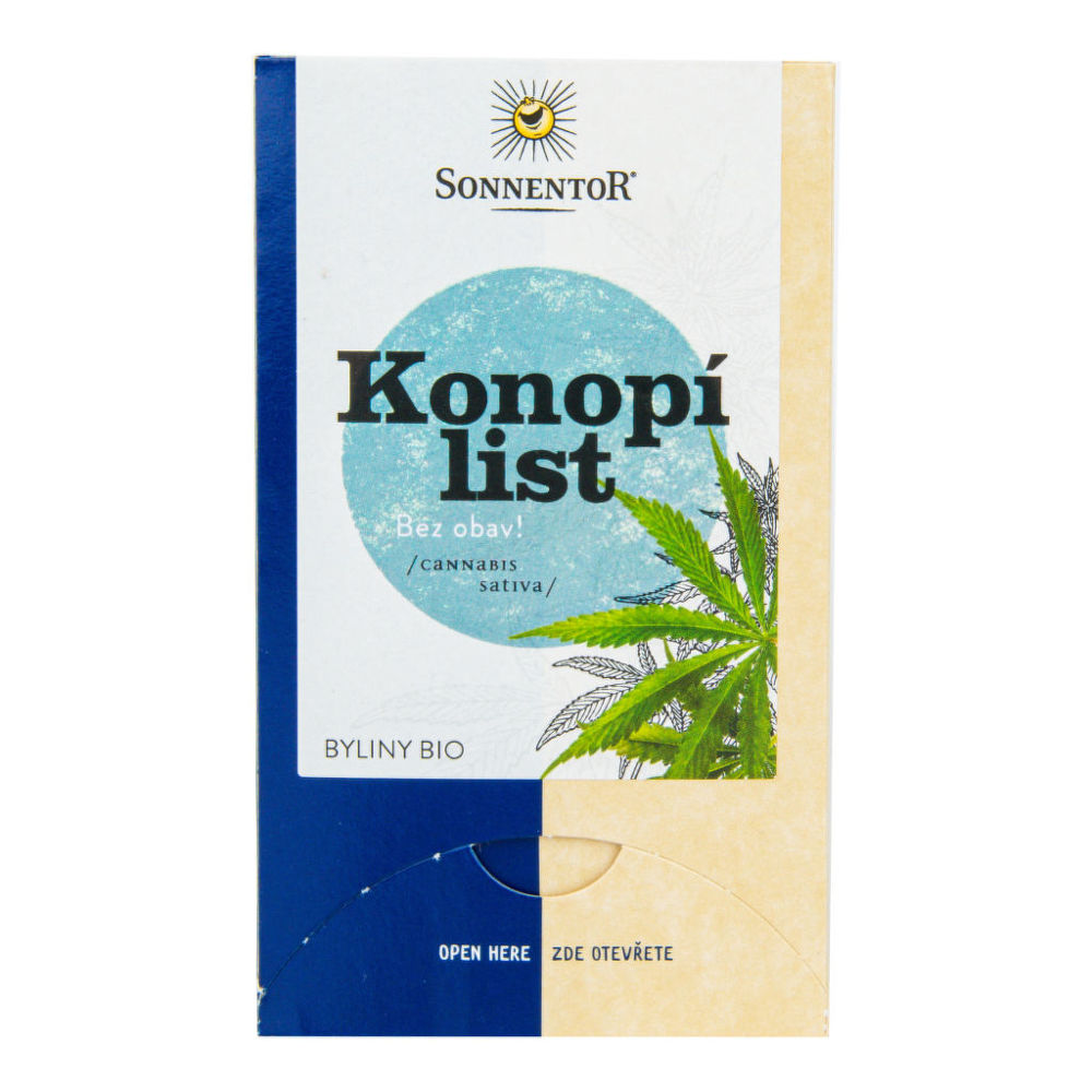 Konopí list porcovaný 27 g BIO SONNENTOR