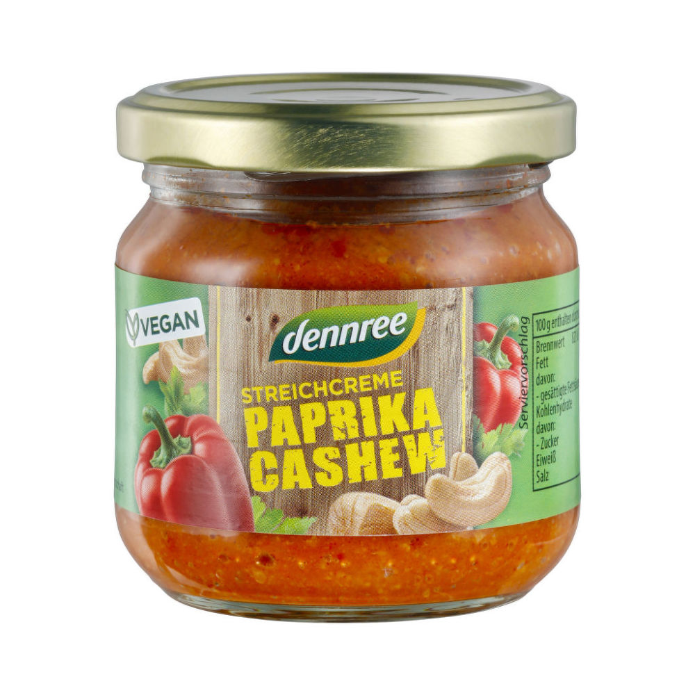 Pomazánka paprika a kešu 180 g BIO DENNREE