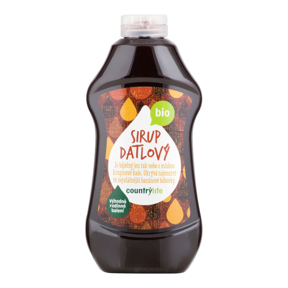 Sirup datlový 874 ml/ 1200 g BIO COUNTRY LIFE