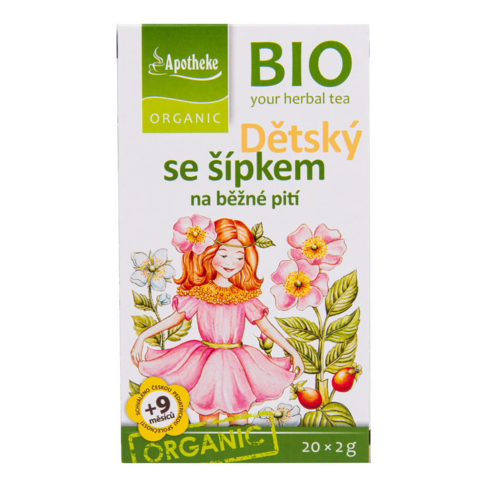 MEDIATE Čaj Dětský ovocný se šípkem 40 g BIO