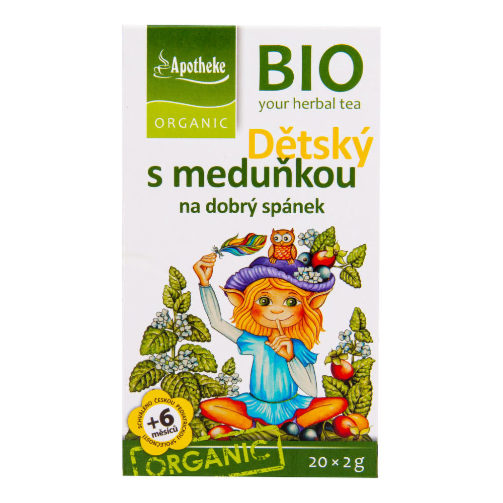 Čaj Dětský ovocný s meduňkou 40 g BIO MEDIATE