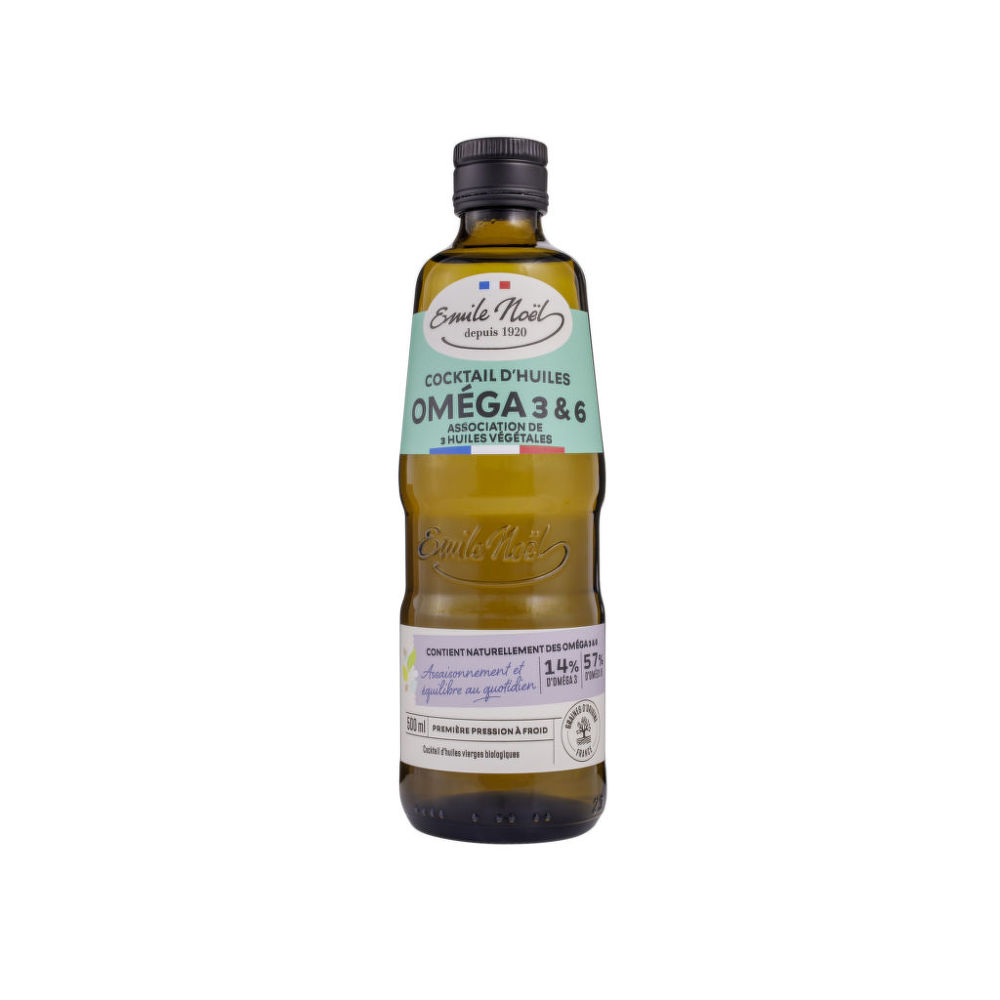 Olej omega 3 a 6 500 ml BIO EMILE NOËL