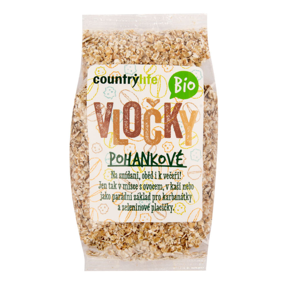 Vločky pohankové 250 g BIO COUNTRY LIFE