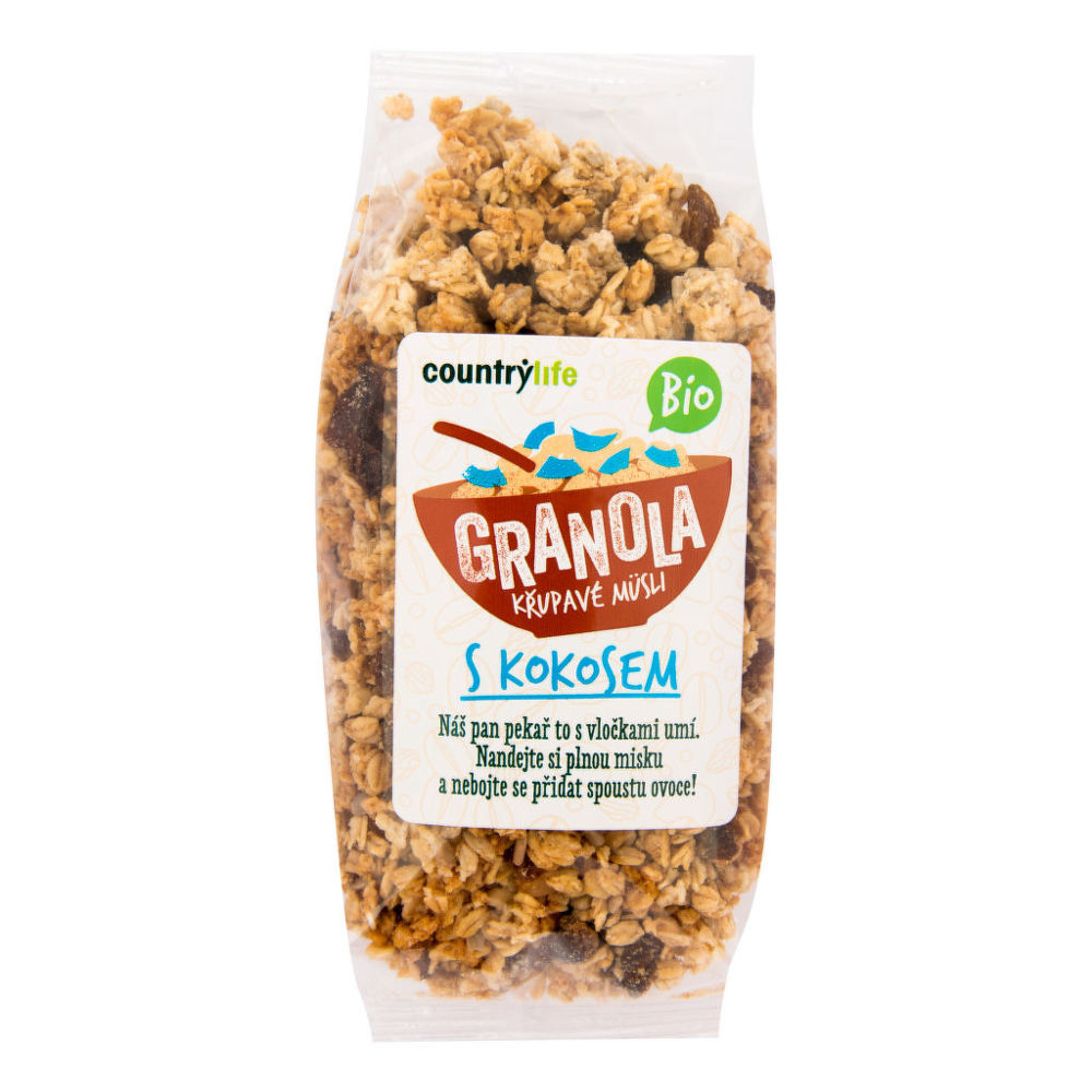 Granola - Křupavé müsli s kokosem 350 g BIO COUNTRY LIFE