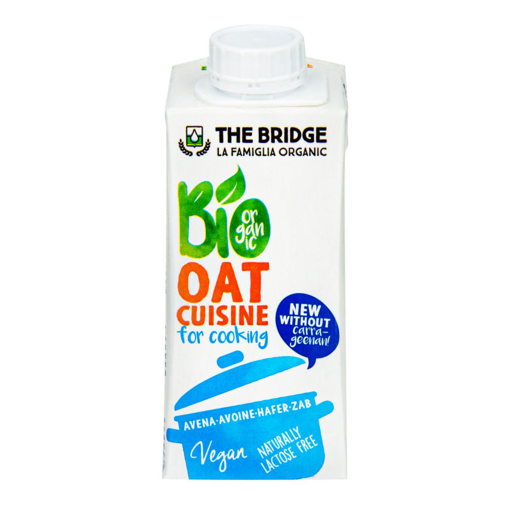 THE BRIDGE Ovesná alternativa smetany 7 % tuku 200 ml BIO