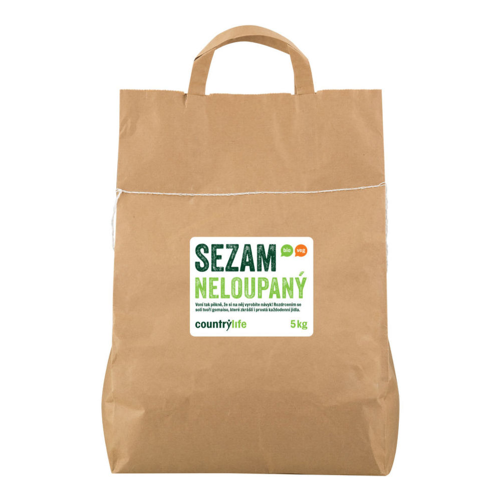 Sezam neloupaný 5 kg BIO COUNTRY LIFE