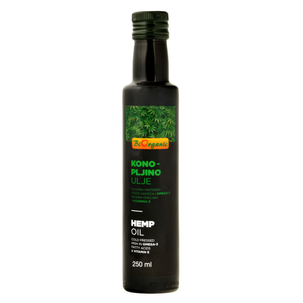 Olej konopný 250 ml BIO BIORGANIC