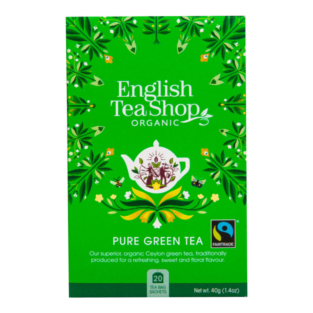 Čaj Zelený Fair Trade 20 sáčků BIO ENGLISH TEA SHOP