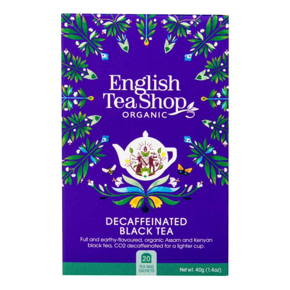 English Tea Shop Bio Čaj Černý bez kofeinu 20 sáčků