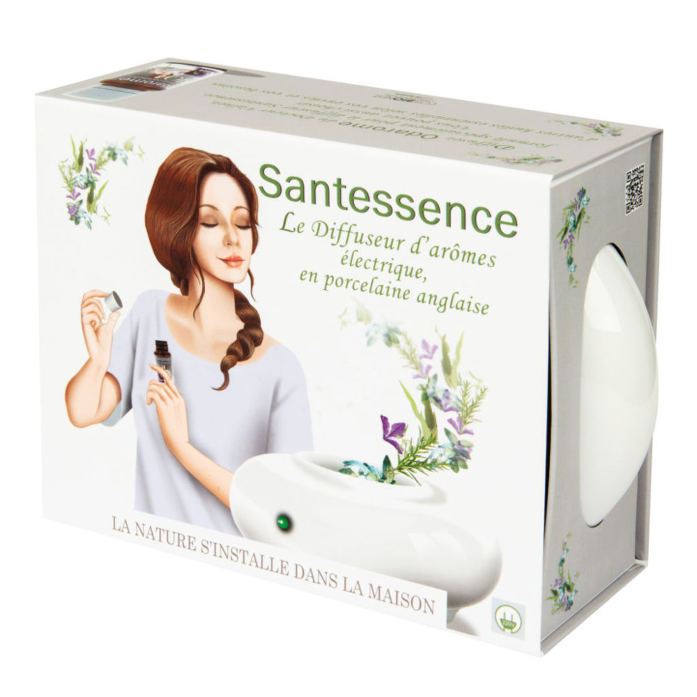 SANTESSENCE Difuzér elektrický bílý 15 ml