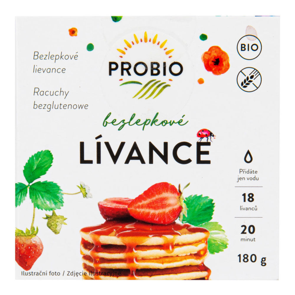 Lívance bezlepkové 180 g BIO PROBIO