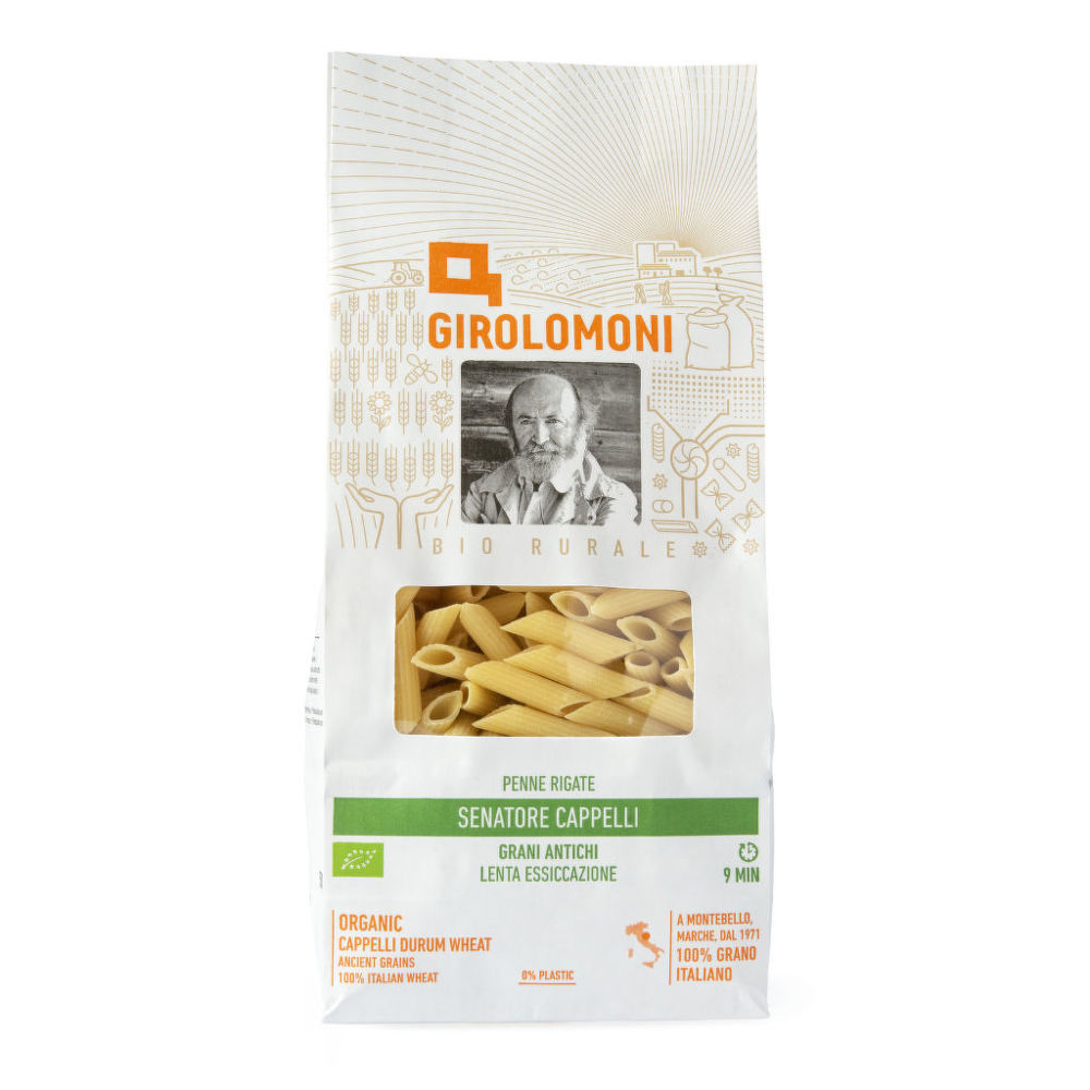 VÝPRODEJ!!!Těstoviny penne rigate Cappelli semolinové 500 g BIO GIROLOMONI