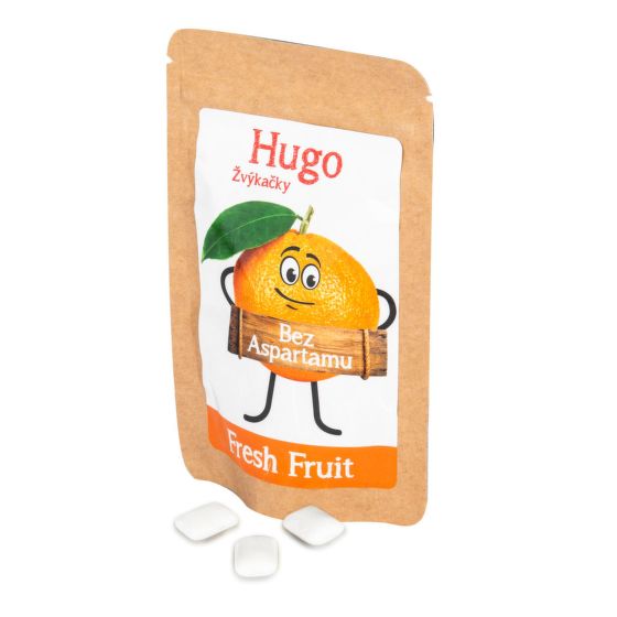 Žvýkačky HUGO ovocné 45 g   VELEBA