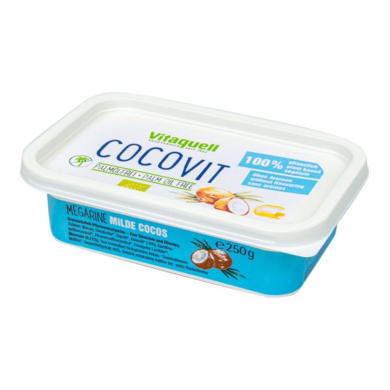 Margarín Cocovit s kokosovým olejem 250 g BIO   VITAQUELL