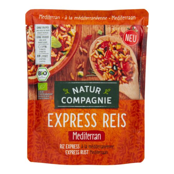 Express rýže středomořská - hotový pokrm 250 g BIO   NATUR COMPAGNIE