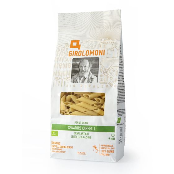 Těstoviny penne rigate Cappelli semolinové 500 g BIO   GIROLOMONI