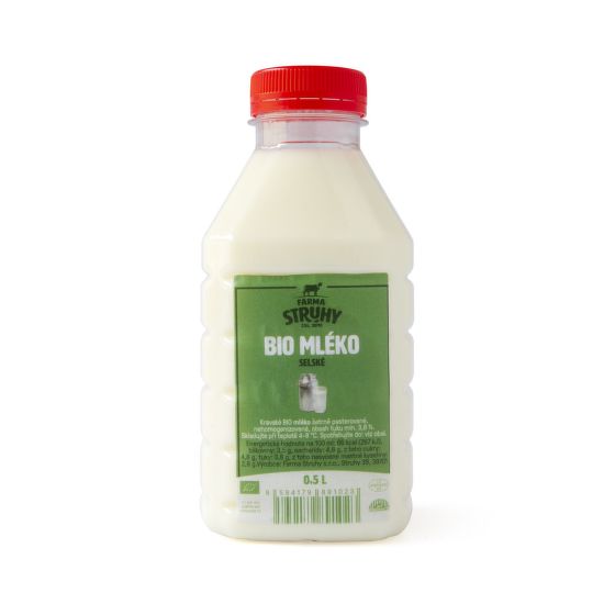 Mléko selské 500 ml BIO   FARMA STRUHY