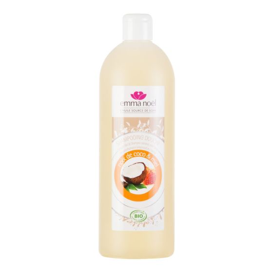 Šampon na tělo a vlasy med-kokos 1 l BIO   EMMA NOËL