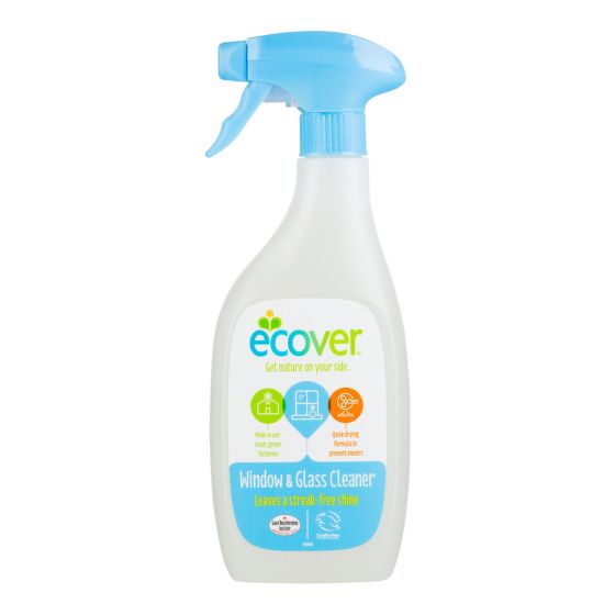 ECOVER  čistič na okna a skleněné povrchy s rozprašovačem 500 ml