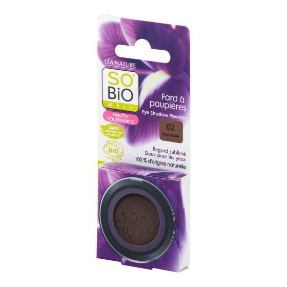 Stíny oční 02 hnědá 3 g BIO   SO’BiO étic