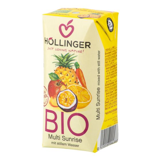 Nektar multi ovocný s mrkví 200 ml BIO   HOLLINGER