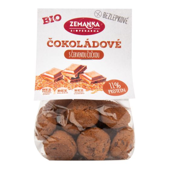 Hrudky čočkové s kokosem a čokoládou bezlepkové 100 g BIO   ZEMANKA