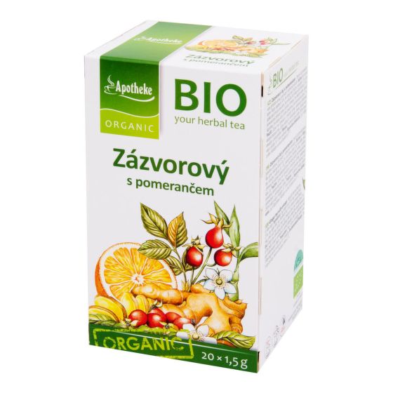 Čaj Zázvorový s pomerančem 30 g BIO   MEDIATE