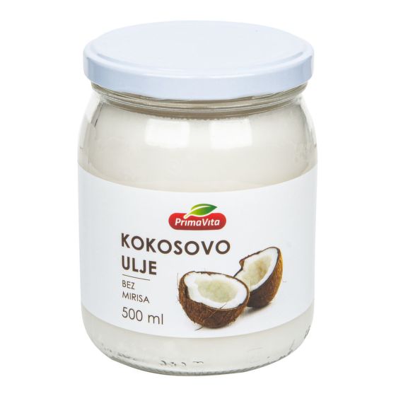 Olej kokosový dezodorizovaný 500 ml   PRIMAVITA