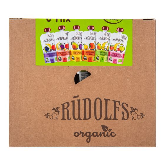 Příkrm různé druhy sada 6 ks - kapsička 660 g BIO   RUDOLFS