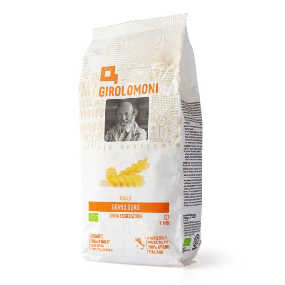 Těstoviny fusilli semolinové 500 g BIO   GIROLOMONI